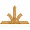 Ekena Millwork Richland Rough Sawn Timber Gable Bracket, Western Red Cedar, 60"W x 38"H x 2"D x 6"F, 15/12 Pitch GBW060X38X0206RIC00RWR - alternate 1